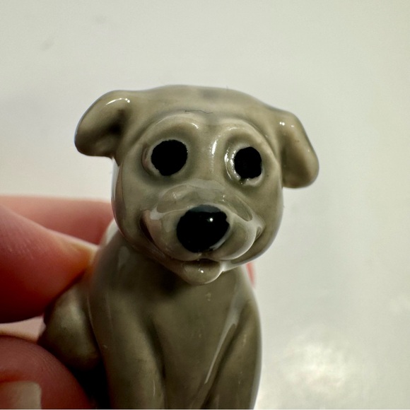 Wade Whimsies puppy dog ceramic figurine. Approx 1.25” - Picture 7 of 8